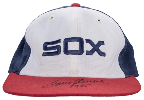 1985 Tom Seaver Game Used and Signed Chicago White Sox Cap (PSA/DNA)